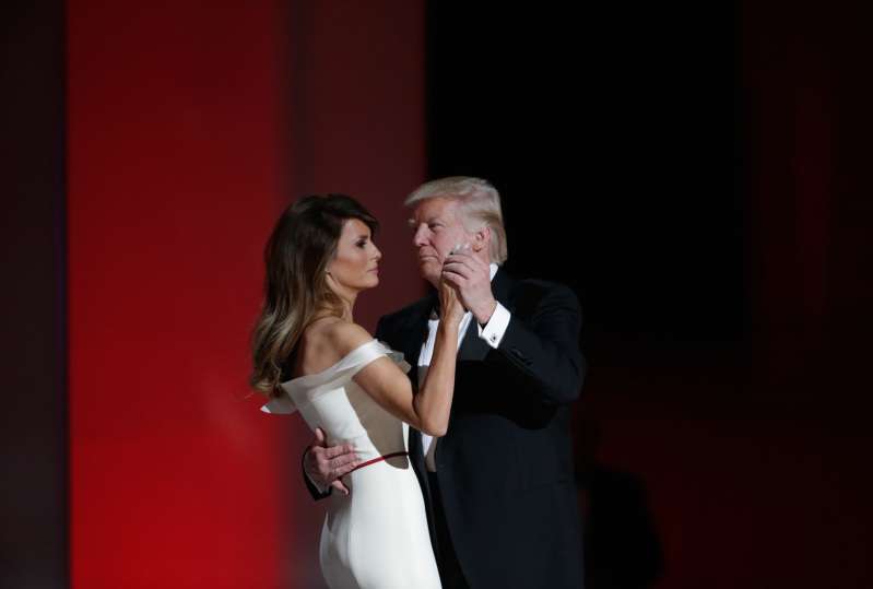 Melania and Donald Trump