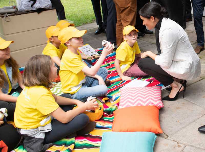 She'll Do It Her Way: Meghan Markle Plans To Raise Her Children Differently Than Kate Middleton, Reports SayMeghan, Duchess of Sussex chat to school children with Australian Prime Minister Scott Morrison at The Pavilion Restaurant