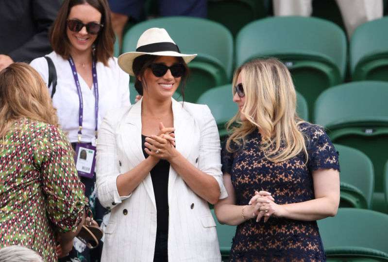 Not Too Shabby! Meghan Markle Showed Her Expensive Taste With Massive New $3765 Sapphire Ring At Wimbledon